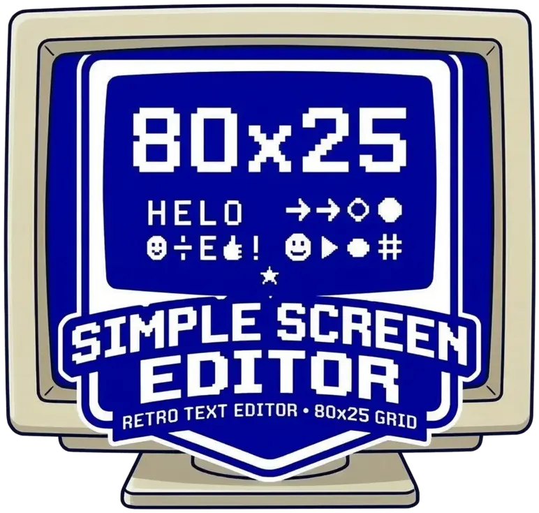 Simple Screen Editor 로고
